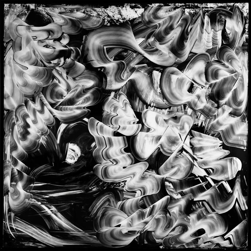 Attrape rêve - Huile sur dibond - 150x150 cm